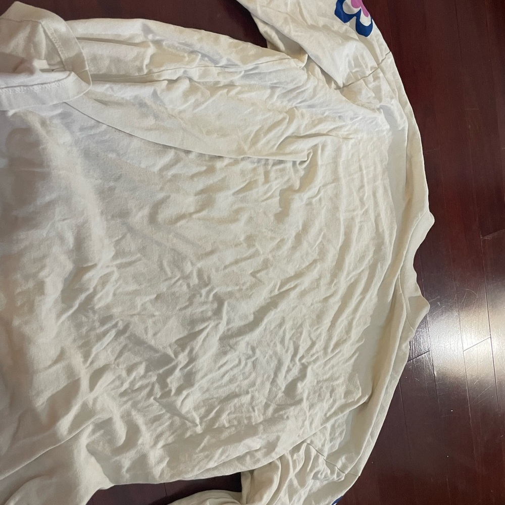 Urban Outfitters Cream Long Sleeve Tee